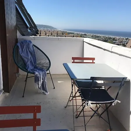 La Terrasse Vue Mer A 5 Min De La Plage Blonville-sur-Mer Exterior photo
